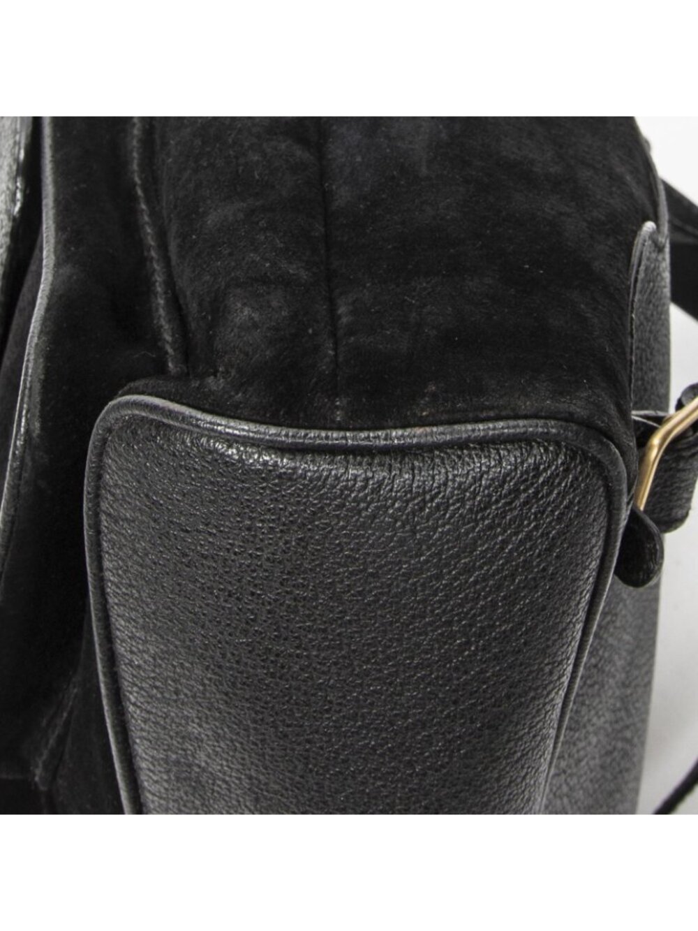 Gucci Rajibanbu Backpack Black Suede Leather - Picture 8 of 10